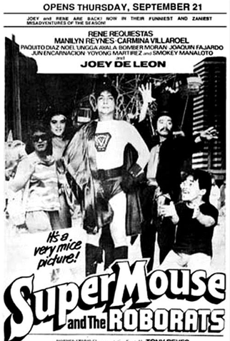 Poster 2 de Filme Super Mouse and the Roborats (1989)