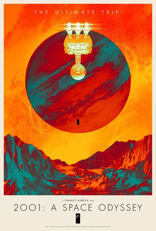 Poster 60 de Filme 2001: Uma Odisseia no Espaço (1968)