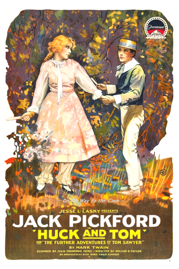 Poster de Filme Huck and Tom (1918)