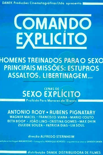 Poster de Filme Comando Explícito (1986)