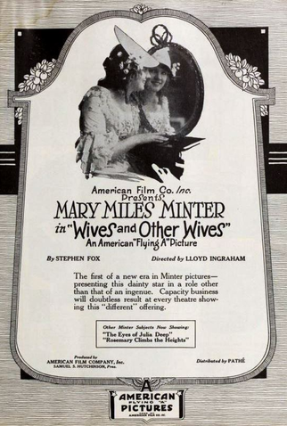 Poster 1 de Filme Wives and Other Wives (1918)