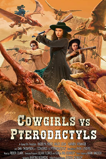Poster de Filme Cowgirls vs. Pterodactyls (2021)