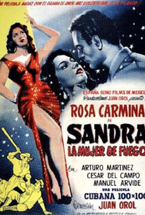 Sandra, la Mujer de Fuego - Poster / Capa / Cartaz - Oficial 1