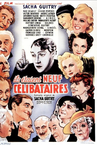 Poster 1 de Filme Eram Nove Solteirões (1939)