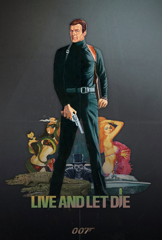 Poster 17 de Filme Com 007 Viva e Deixe Morrer (1973)