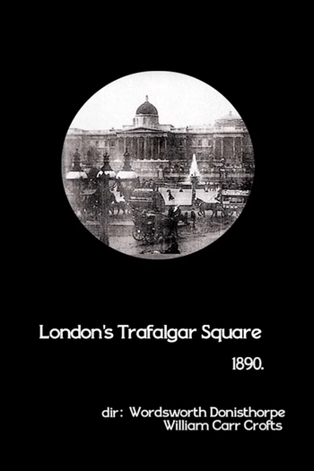  de Curta London's Trafalgar Square (1890)