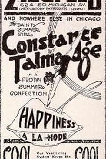 Poster de Filme Happiness à la Mode (1919)