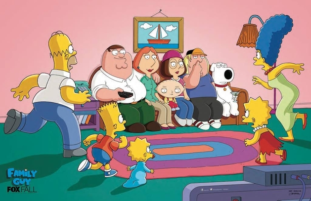 Os Simpsons se encontrarão com Family Guy e Futurama este ano