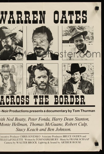 Warren Oates: Across the Border - Poster / Capa / Cartaz - Oficial 1