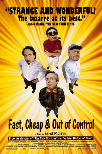 Poster de Filme Rápido, Barato & Fora de Controle (1997)