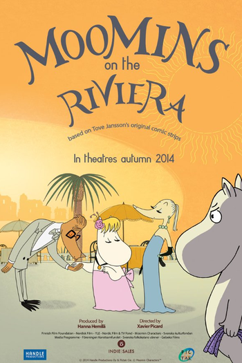 Poster de Filme Os Moomins na Riviera (2014)