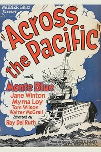 Poster de Filme Através do Pacífico (1926)