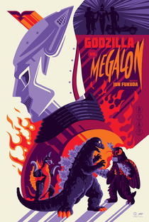 Godzilla vs. Megalon - Poster / Capa / Cartaz - Oficial 1