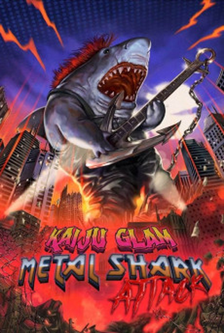Poster 1 de Filme Kaiju Glam Metal Shark Attack (2024)