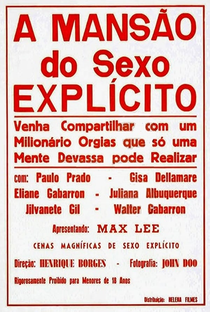 A Mansão do Sexo Explícito - Poster / Capa / Cartaz - Oficial 2