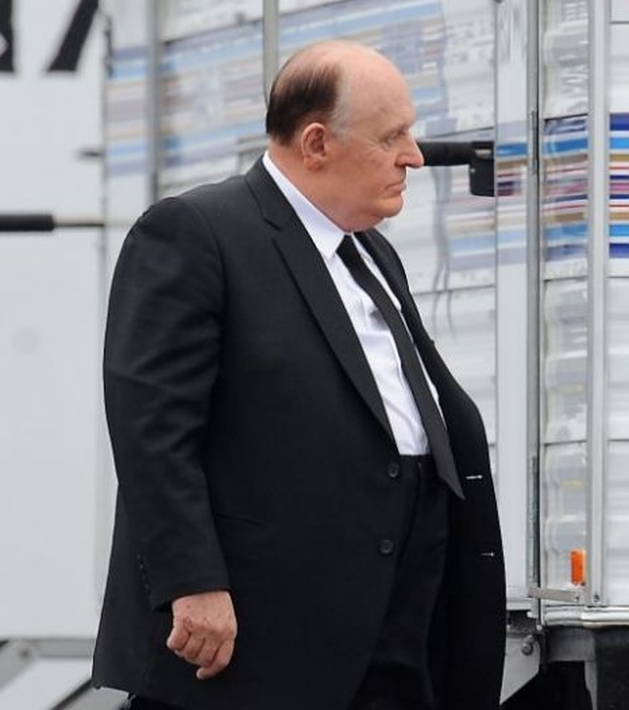 Anthony Hopkins looks virtually unrecognisable as Alfred Hitchcock