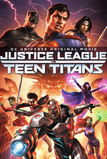 Liga da Justiça vs Jovens Titãs - Poster / Capa / Cartaz - Oficial 2