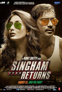 Singham Returns - Poster / Capa / Cartaz - Oficial 1