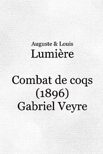 Poster de Curta Pelea de gallos (1896)