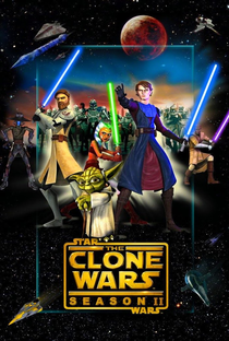 Star Wars: The Clone Wars (2ª Temporada) - Poster / Capa / Cartaz - Oficial 1