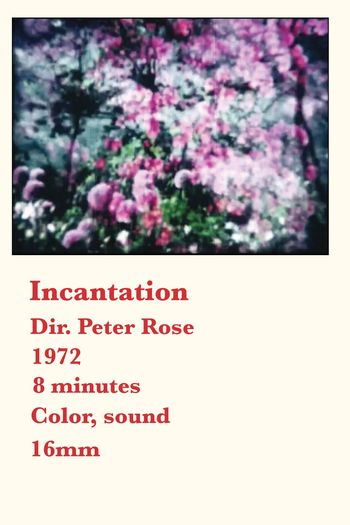 Poster de Curta Incantation (1972)