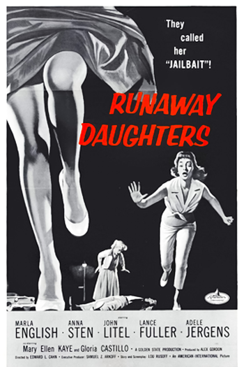 Poster de Filme Runaway Daughters (1956)