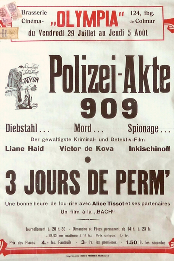  de Filme Polizeiakte 909 (1933)