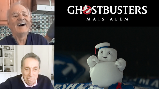 Bill Murray e Ivan Reitman reagem aos Mini Monstros de Marshmallow