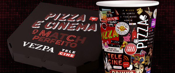 Telecine e A Vezpa se unem em parceria inédita: filme e pizza!