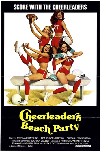 Poster de Filme Cheerleaders Beach Party (1978)
