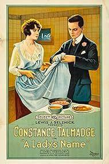 Poster de Filme A Lady's Name (1918)