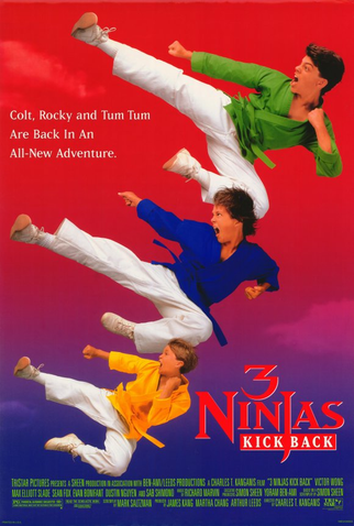 Poster 1 de Filme 3 Ninjas Contra-Atacam (1994)