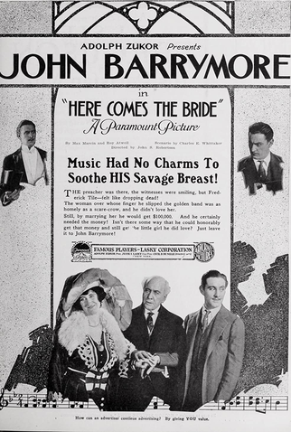 Poster 1 de Filme Here Comes the Bride (1919)