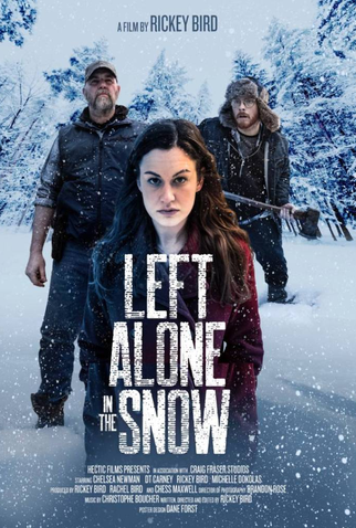 Poster 1 de Curta Left Alone in the Snow (2021)
