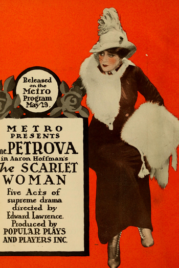 Poster de Filme The Scarlet Woman (1916)