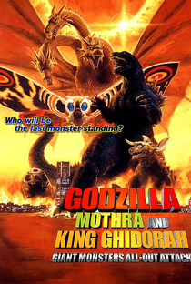 Godzilla, Mothra e King Ghidorah: O Ataque dos Monstros Gigantes - Poster / Capa / Cartaz - Oficial 2