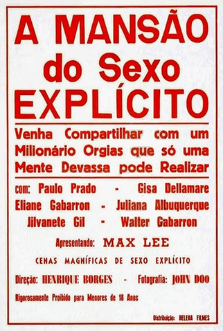 Poster 2 de Filme A Mansão do Sexo Explícito (1985)