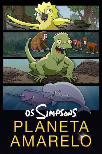 Poster de Curta Os Simpsons: Planeta Amarelo (2025)