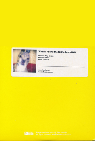 Poster 1 de Curta The Knife: When I Found The Knife Again (2006)