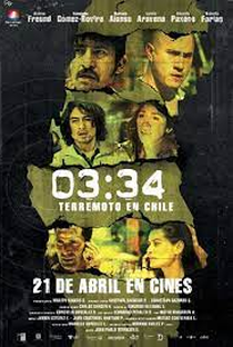 03:34 Terremoto no Chile - Poster / Capa / Cartaz - Oficial 1