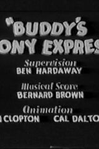 Poster de Curta Buddy's Pony Express (1935)