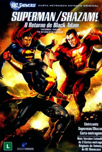 DC Showcase: Superman & Shazam! - O Retorno do Adão Negro - Poster / Capa / Cartaz - Oficial 3