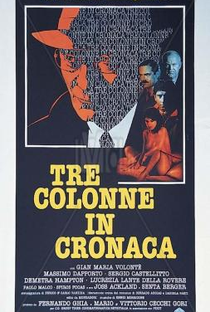 Tre colonne in cronaca - Poster / Capa / Cartaz - Oficial 1