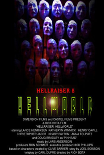 Hellraiser 8: O Mundo do Inferno - Poster / Capa / Cartaz - Oficial 2
