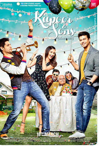 Poster 1 de Filme Kapoor & Filhos (2016)