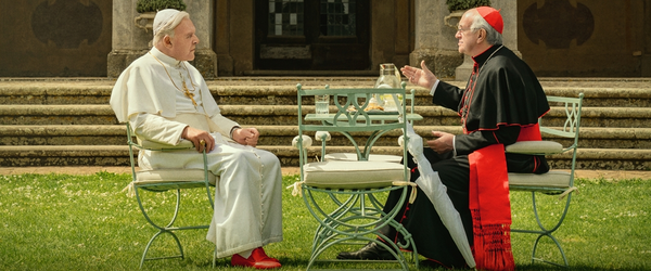 Assista ao trailer de DOIS PAPAS, com Jonathan Pryce e Anthony Hopkins