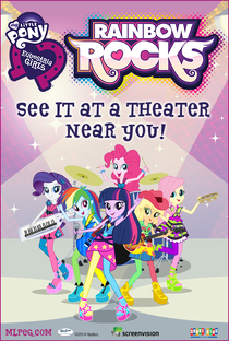 My Little Pony: Garotas de Equestria - Rainbow Rocks - Poster / Capa / Cartaz - Oficial 1