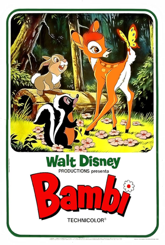 Poster 26 de Filme Bambi (1942)