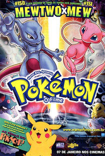 Pokémon, O Filme 1: Mewtwo vs Mew - Poster / Capa / Cartaz - Oficial 2
