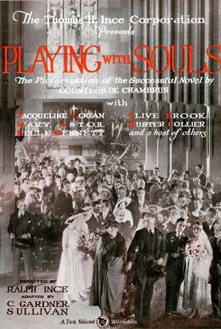 Poster 2 de Filme Playing with Souls (1925)